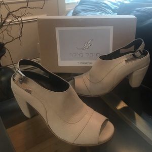 Michal Miller open toe mules size 37
